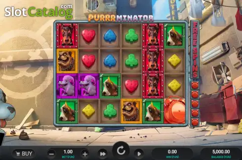 Скрин2. Purrrminator слот