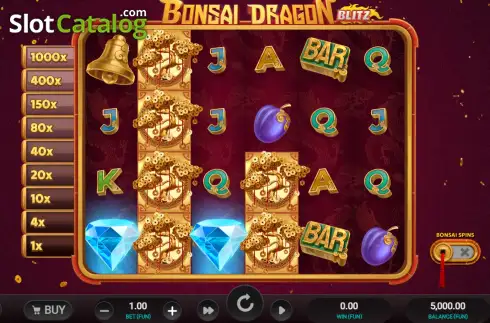 Скрин2. Bonsai Dragon Blitz Dream Drop слот