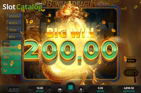 Скрин3. Bonsai Dragon Blitz Dream Drop слот