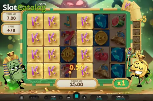Скрин3. Bill & Coin 2 Mummy Mischief слот