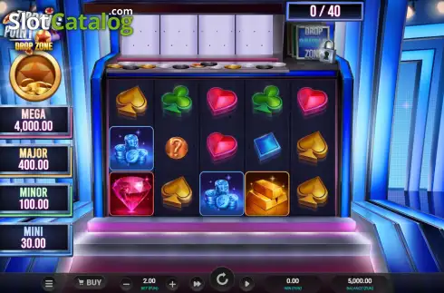 Скрин2. Tipping Point Drop Zone слот