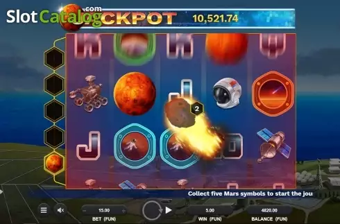 Скрин4. Journey to Mars слот