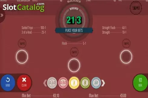 Blackjack 21+3 (Felt) слот