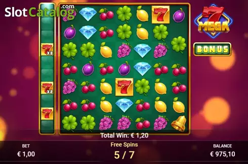 Скрин6. Mega 7 (Reloaded Gaming) слот