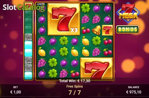 Скрин7. Mega 7 (Reloaded Gaming) слот