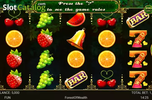 Скрин2. Forest of Wealth слот