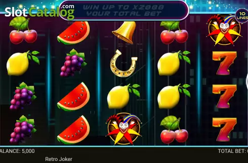 Скрин2. Retro Joker слот