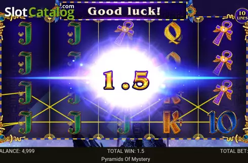 Скрин4. Pyramids of Mystery слот