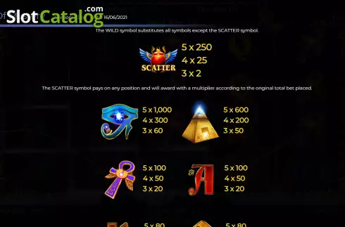Скрин8. Pyramids of Mystery слот