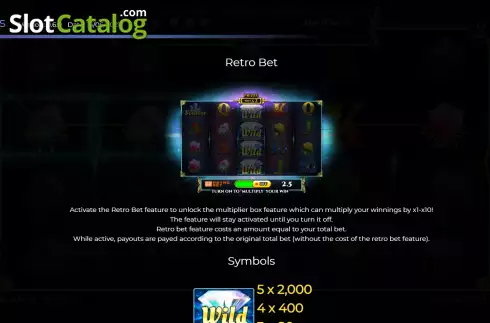 Скрин6. Retro Gems слот