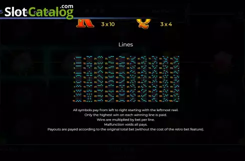 Скрин8. Retro Gems слот