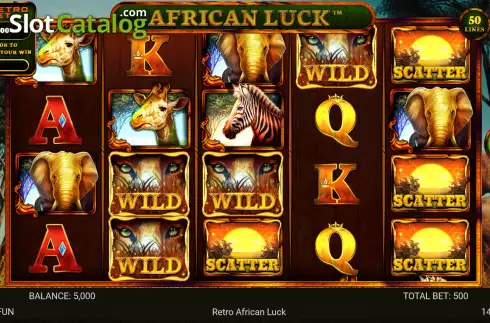 Скрин2. African Luck слот