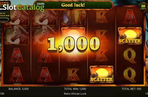 Скрин3. African Luck слот