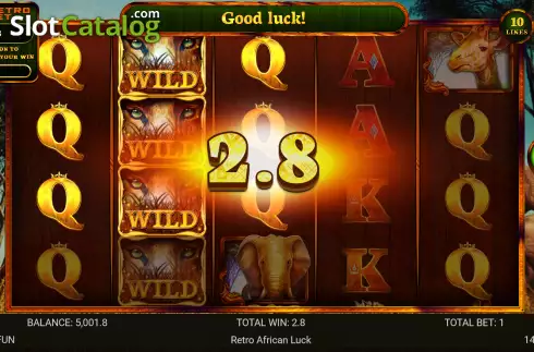 Скрин4. African Luck слот
