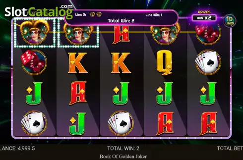 Скрин4. Book of Golden Joker слот