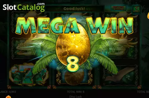 Скрин5. Dino Luck слот