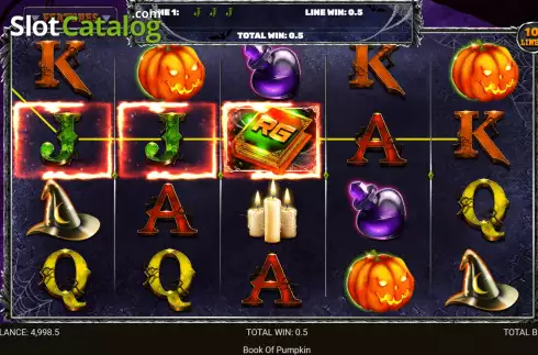 Скрин3. Book of Pumpkin (Retro Gaming) слот