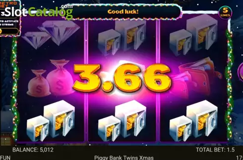 Скрин3. Piggy Bank Twins Xmas слот