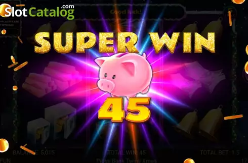 Скрин5. Piggy Bank Twins Xmas слот