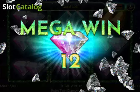 Скрин4. Twin Diamonds Xmas Edition слот