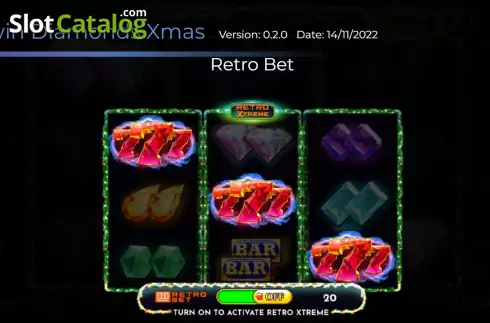 Скрин5. Twin Diamonds Xmas Edition слот