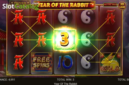 Скрин3. Year of the Rabbit (Retro Gaming) слот