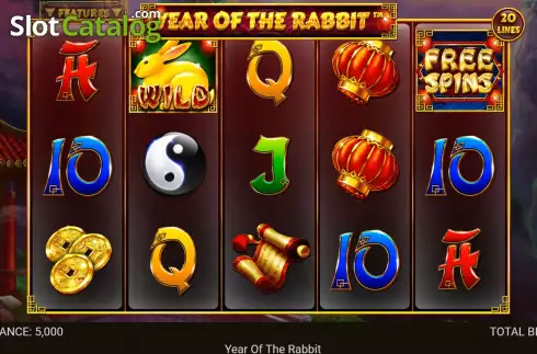 Скрин2. Year of the Rabbit (Retro Gaming) слот