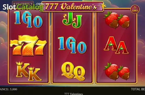 Скрин2. 777 Valentine's слот