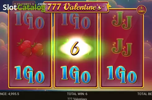 Скрин3. 777 Valentine's слот