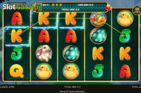 Скрин4. Book of Easter Wonders слот