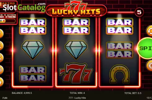 Скрин3. 777 Lucky Hits слот