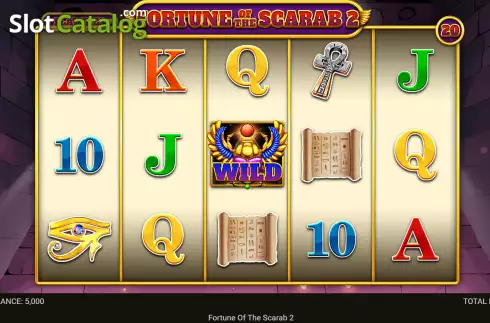 Скрин2. Fortune of the Scarab 2 слот