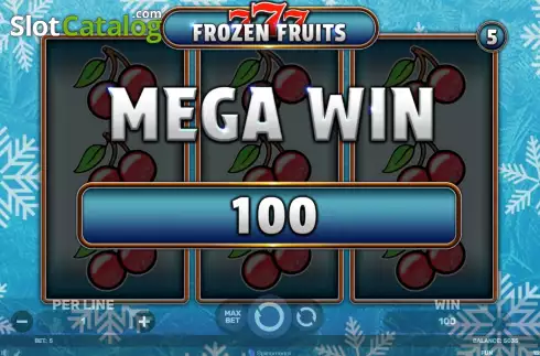 Скрин3. 777 Frozen Fruits слот
