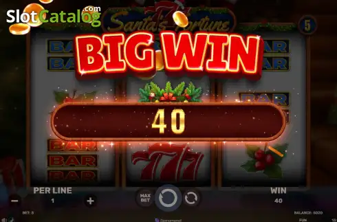 Скрин3. 777 Santa's Fortune слот