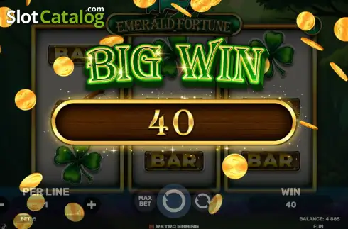 Скрин3. 777 - Emerald Fortune слот