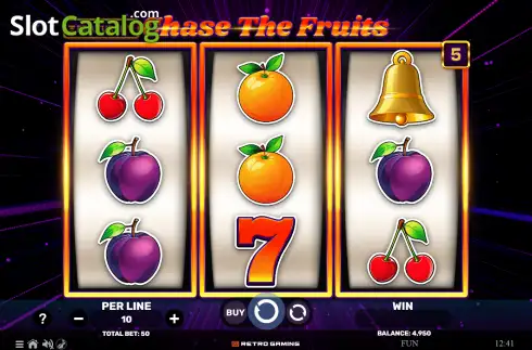 Скрин2. Chase The Fruits слот