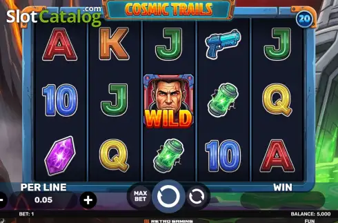 Скрин2. Cosmic Trails слот