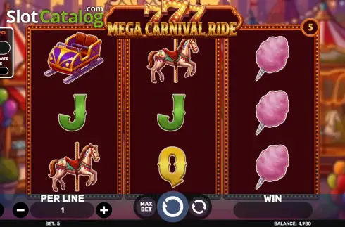 Скрин2. Mega Carnival Ride слот