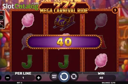 Скрин3. Mega Carnival Ride слот