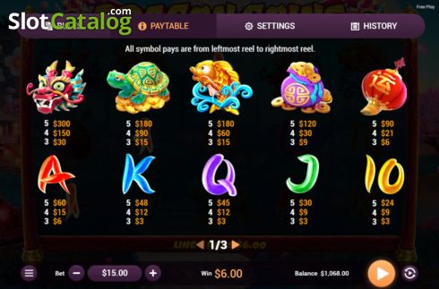 Скрин8. Dragon Coins слот