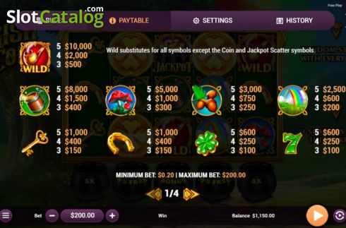 Скрин8. Irish Coins (Revolver Gaming) слот