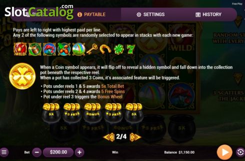 Скрин9. Irish Coins (Revolver Gaming) слот