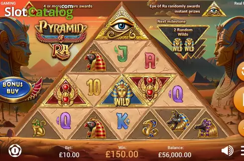 Скрин2. Pyramid of Ra слот