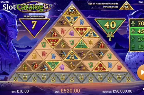 Скрин3. Pyramid of Ra слот