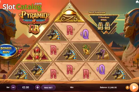Скрин2. Pyramid of Ra слот