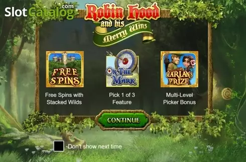 Скрин2. Robin Hood and his Merry Wins слот
