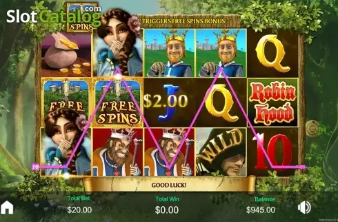 Скрин5. Robin Hood and his Merry Wins слот