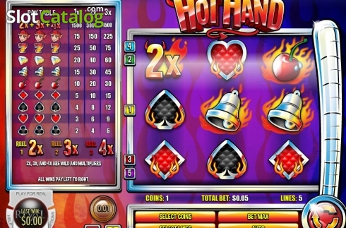 Скрин2. Hot Hand слот