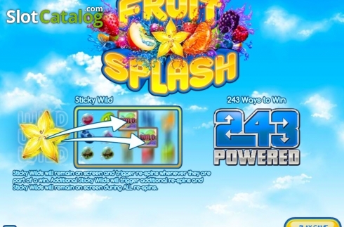 Скрин2. Fruit Splash слот