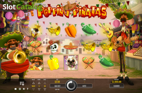 Скрин3. Popping Pinatas слот